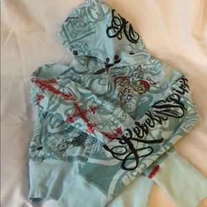 Rebel spirit zip up hoodie